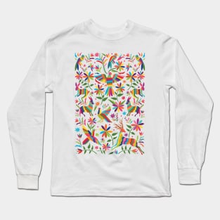 Mexican Otomí Design Long Sleeve T-Shirt